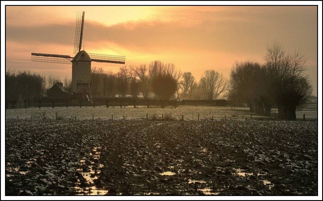 mill, in, the, evening., Johny Hemelsoen