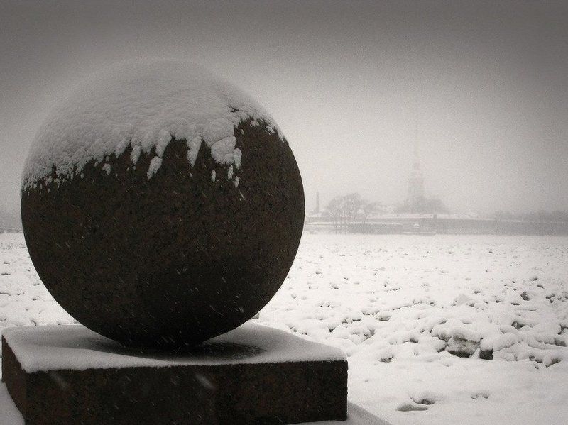 Зимняя Нева фото превью