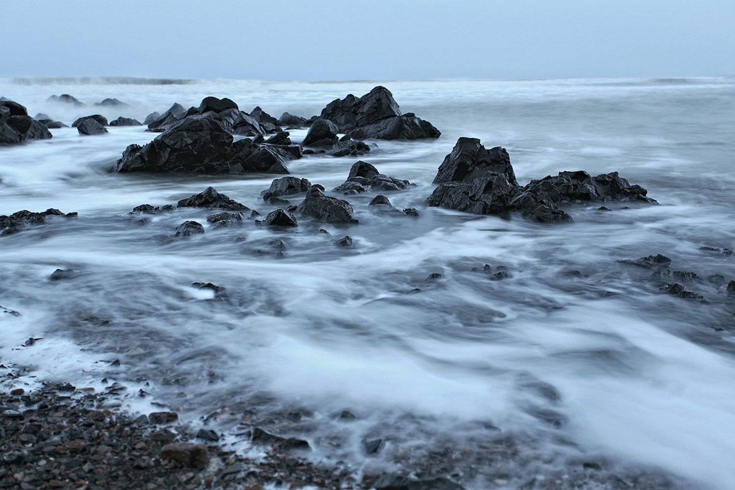 охотское море, камни, сахалин, Андрей Серенков