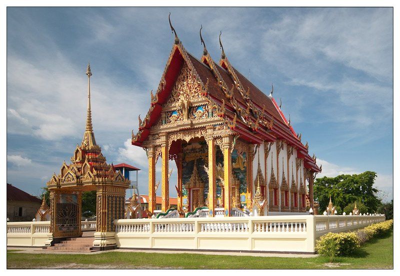 таиланд, храм Таиландский храм фото превью