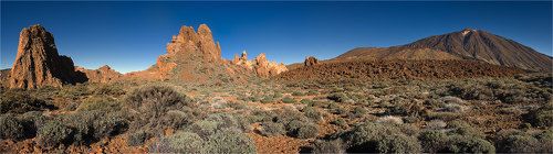 Скалы Гарсия Рокес и вулкан Тейде