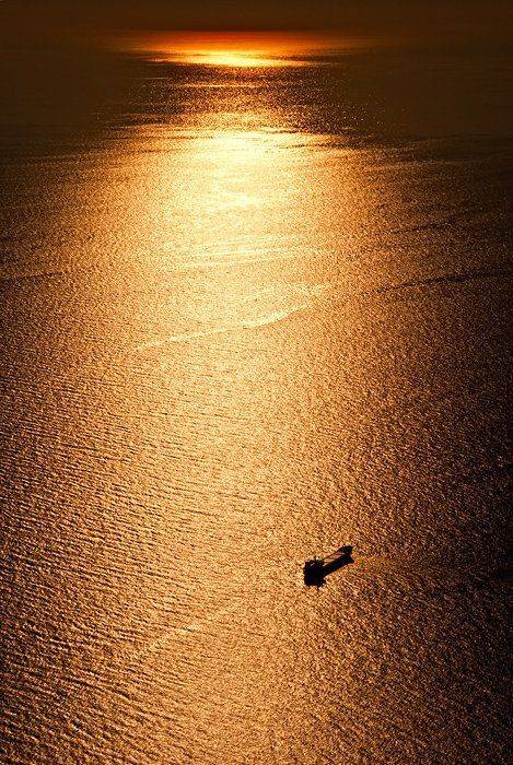 море, крым, закат, корабль, юбк,, Надежда