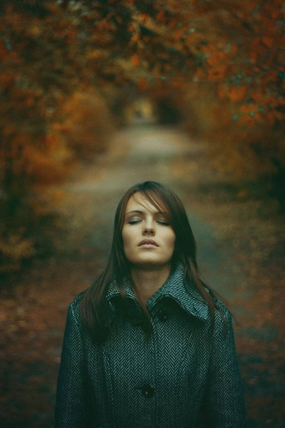 осень, одиночество, девушка, Артур Сарибекян