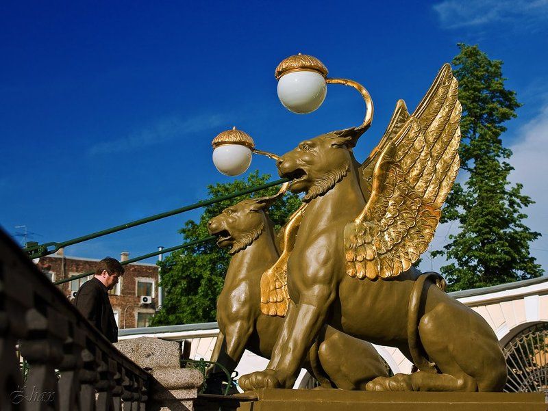 санкт-петербург, банковский мост Питер фото превью