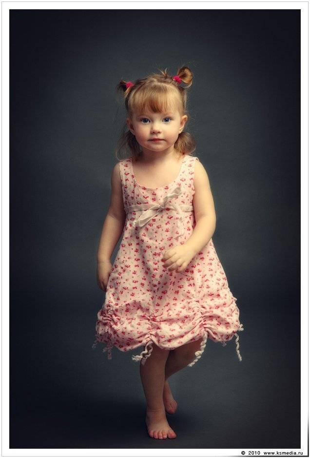 студия, дети, портрет, девочка, модель, Sergey Kalabushkin