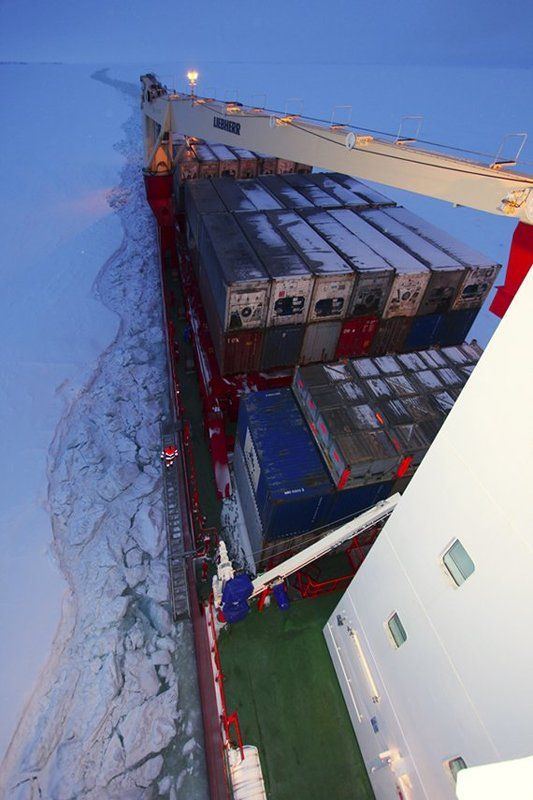 севморпуть, льды,надежда, канал По каналу пойдём... фото превью