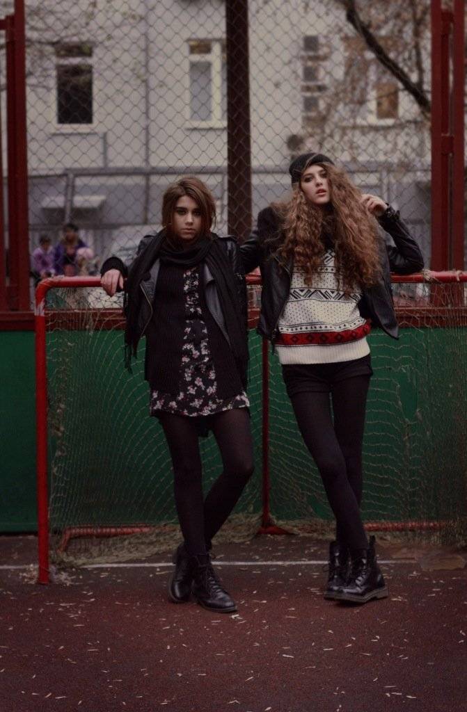 девушки, футбол, гранж, Вера Вахромеева