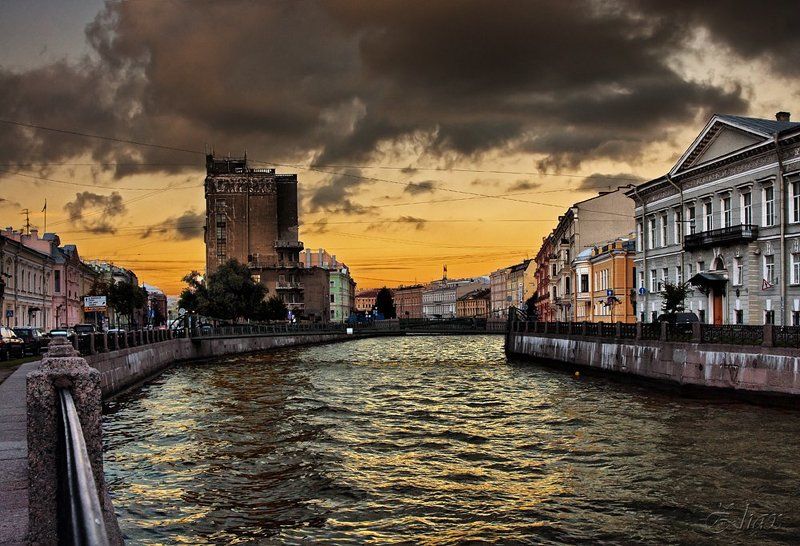 санкт-петербург Питер, вечер фото превью