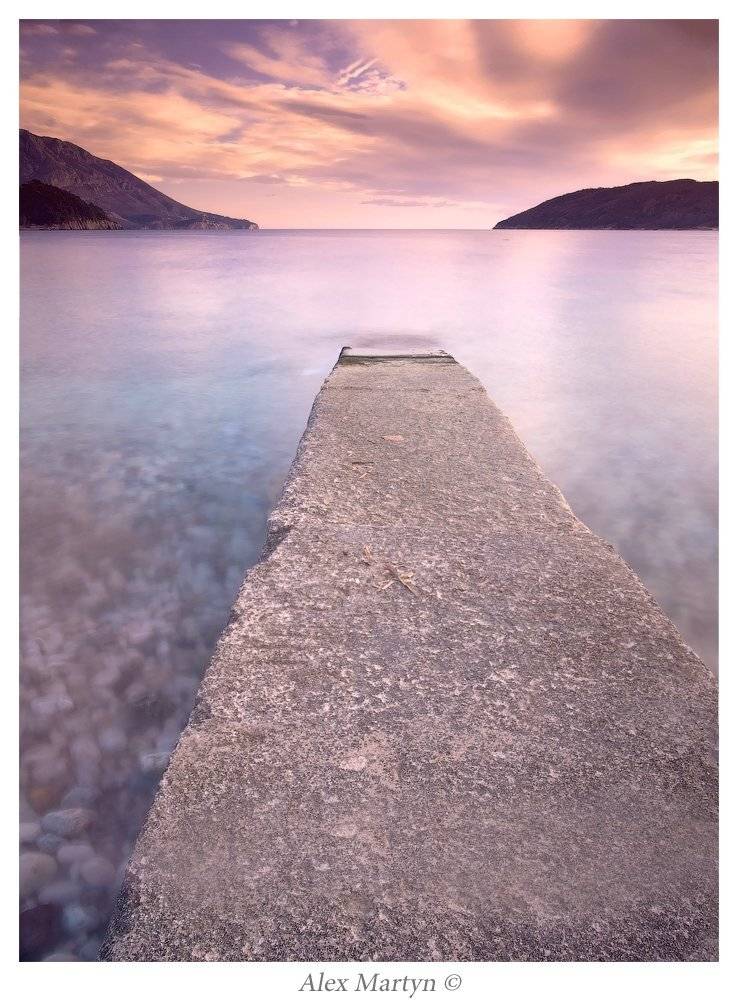 будва, черногория, закат, море, Alexander Martynov