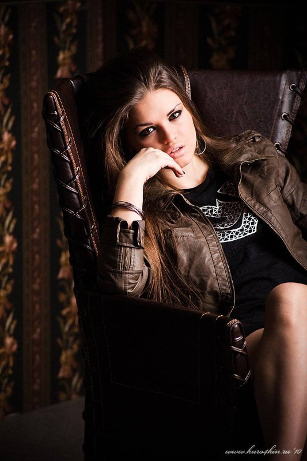 портрет, девушка, гламур, студия, Курочкин Андрей