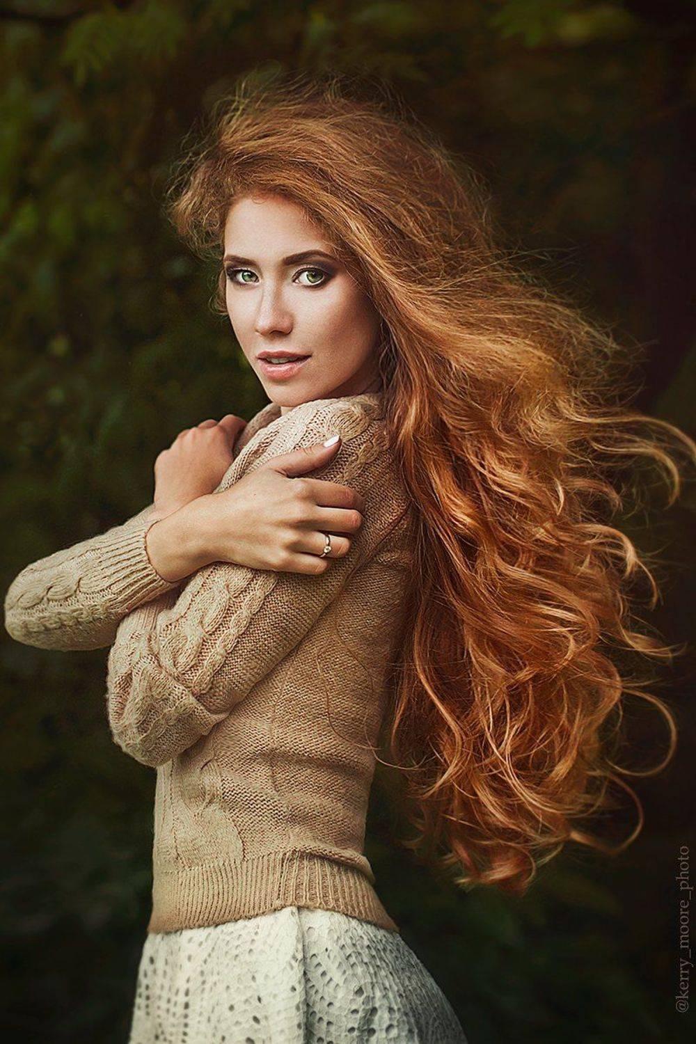 portrait, girl, style, forest, портрет, Kerry Moore