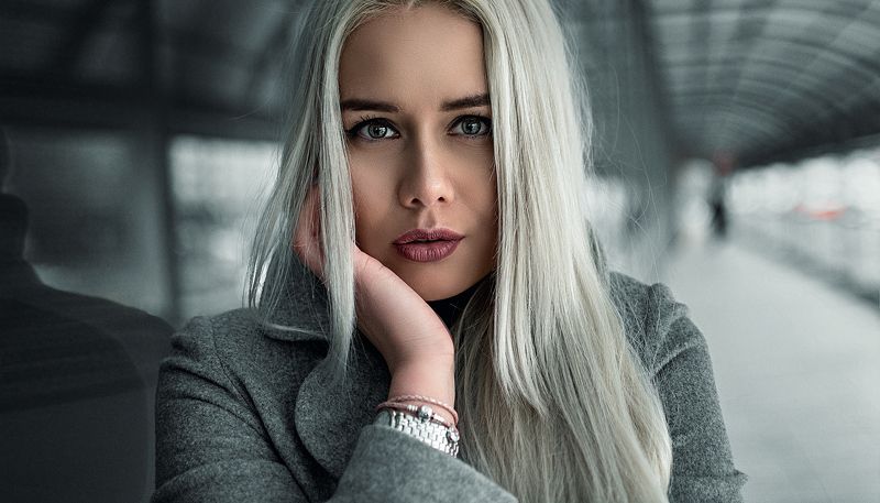 город, осень, девушка, модель, портрет Zhenya фото превью