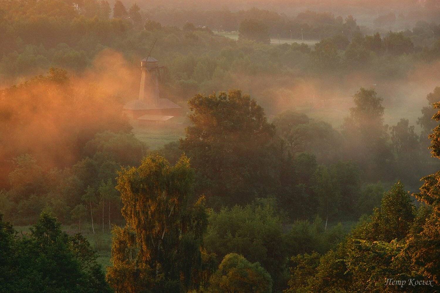 истра, мельница, рассвет, Петр Косых
