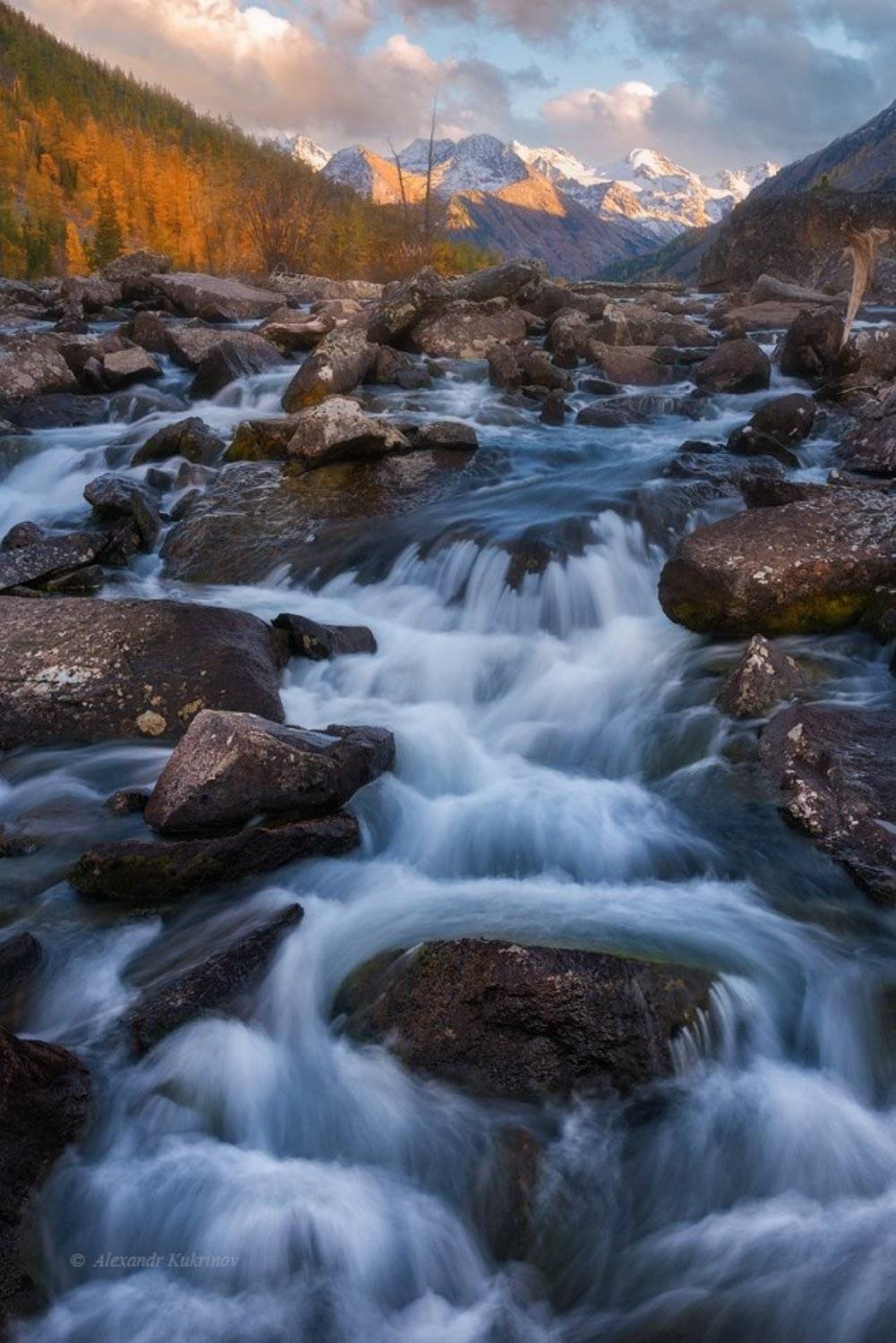пейзаж, алтай, осень, шумы, Александр Кукринов