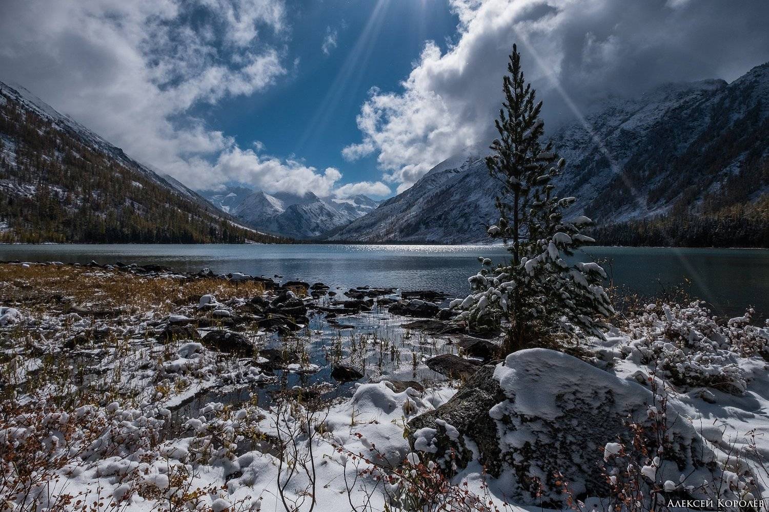 алтай, сибирь, россия, горы, снег, мультинские озера, озеро, природа, пейзаж, altai, siberia, russia, mountains, snow, multa lakes, lake, nature, landscape, Алексей Королёв