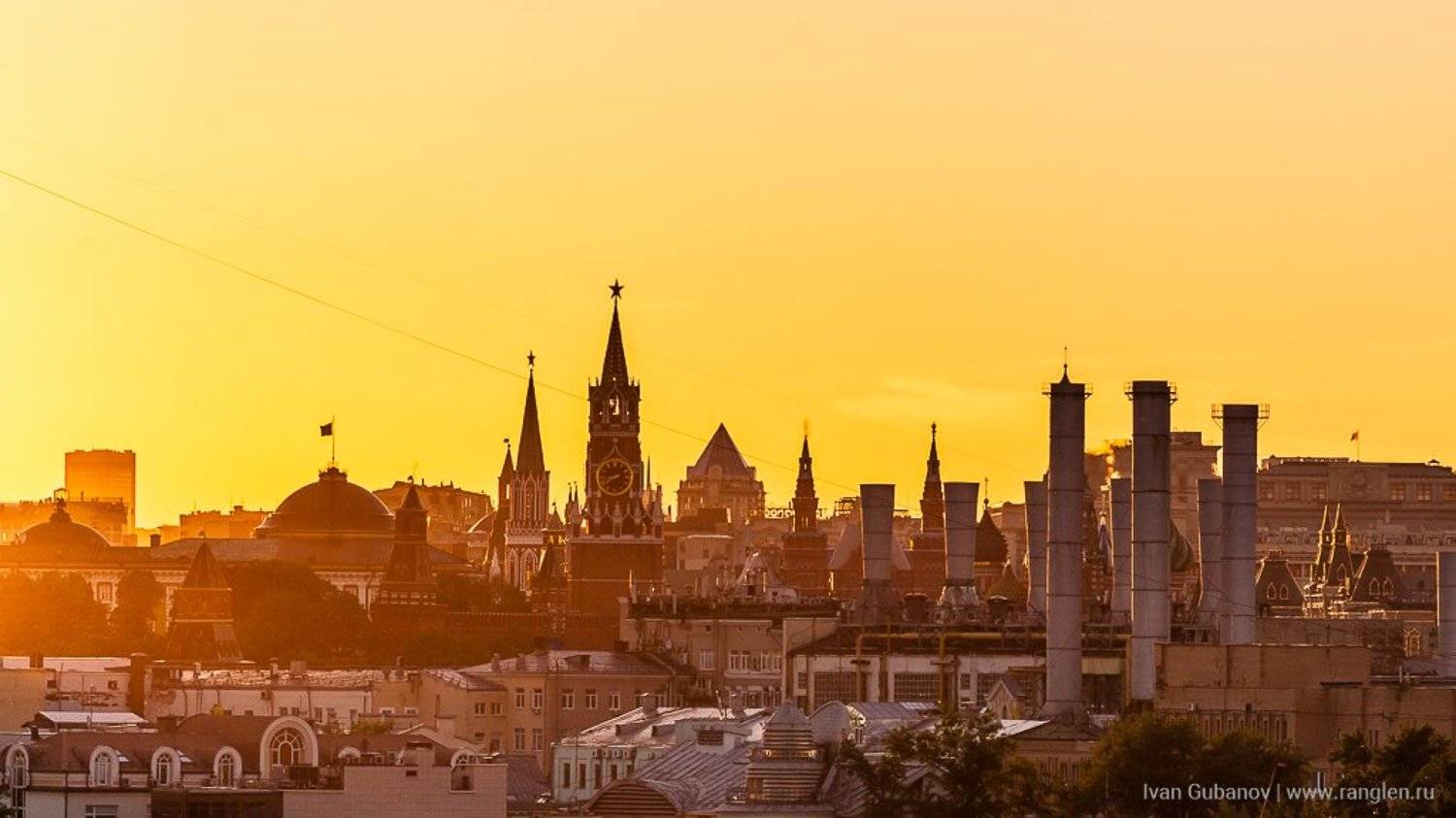 москва, закат, небо, кремль, крыши, городской, город, урбанизм, столица, прекрасный, вечер, лето, 2017, Иван Губанов