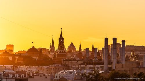 Закат в Москве