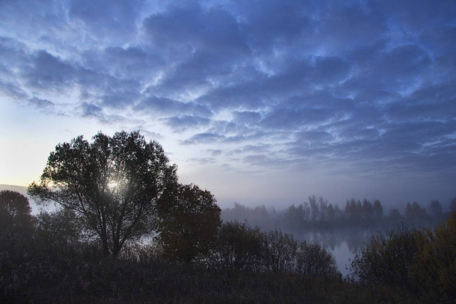 Пейзаж,золотая осень октябрь река, Каранов Николай