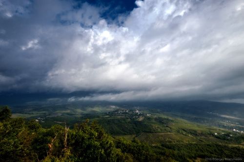 Above the clouds