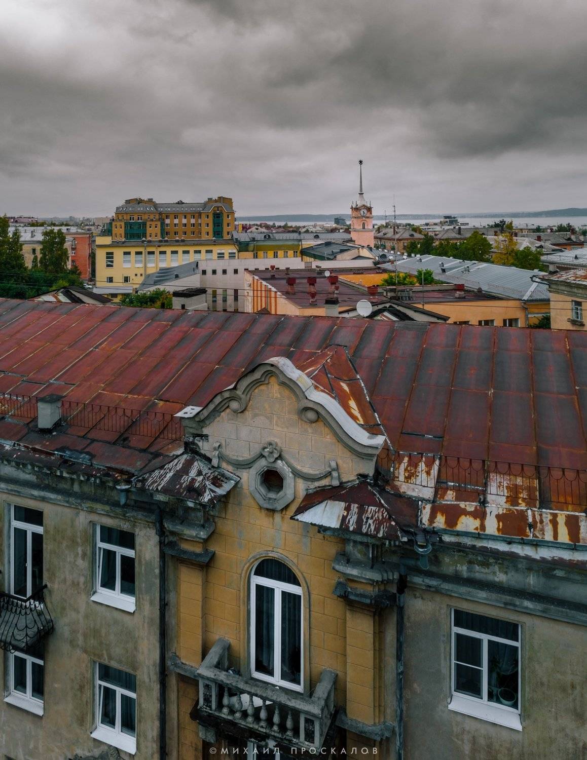 Дрон, город, архитектура, исторический центр, Михаил Проскалов