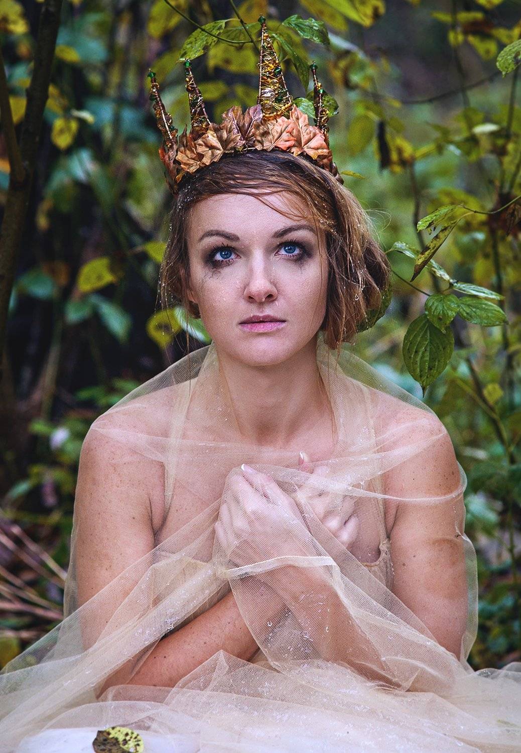 принцесса, сказка, лес, голубые глаза, Skazochnica Ann