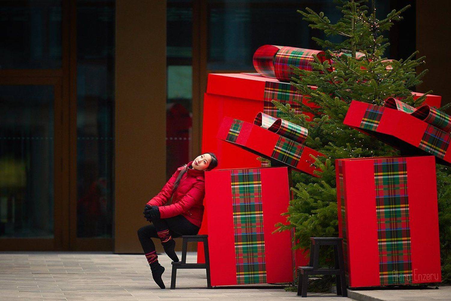 ballerina, dance, dancing, portrait, street, outdoor, Enzeru Akira