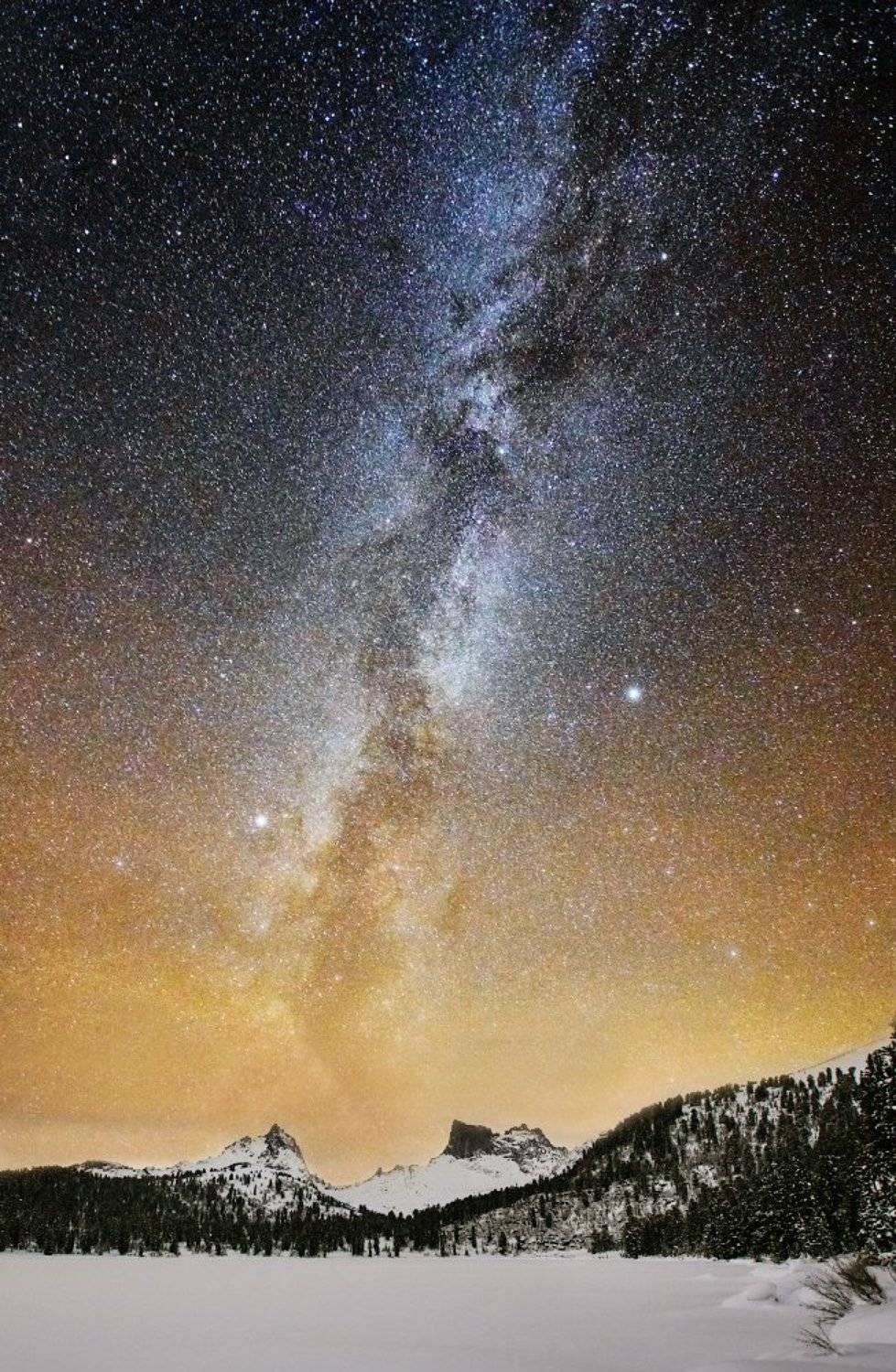 ергаки, озеро светлое, ночное небо, звезды, ночь, Лена Стогова