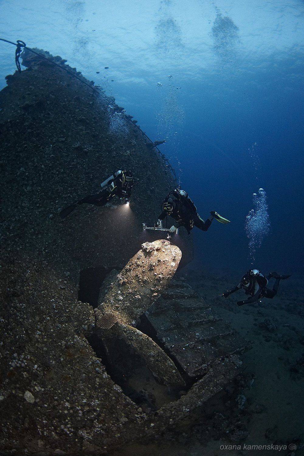 wreck Kimon M, Оксана Каменская