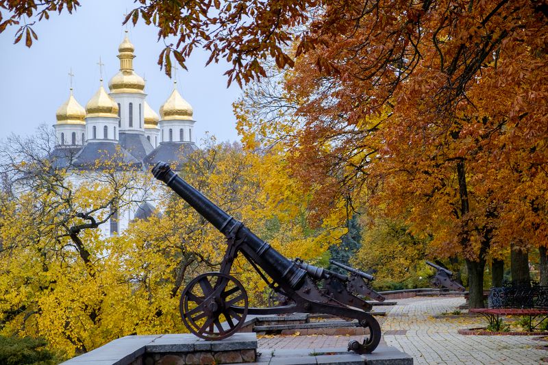 Осенний парк фото превью