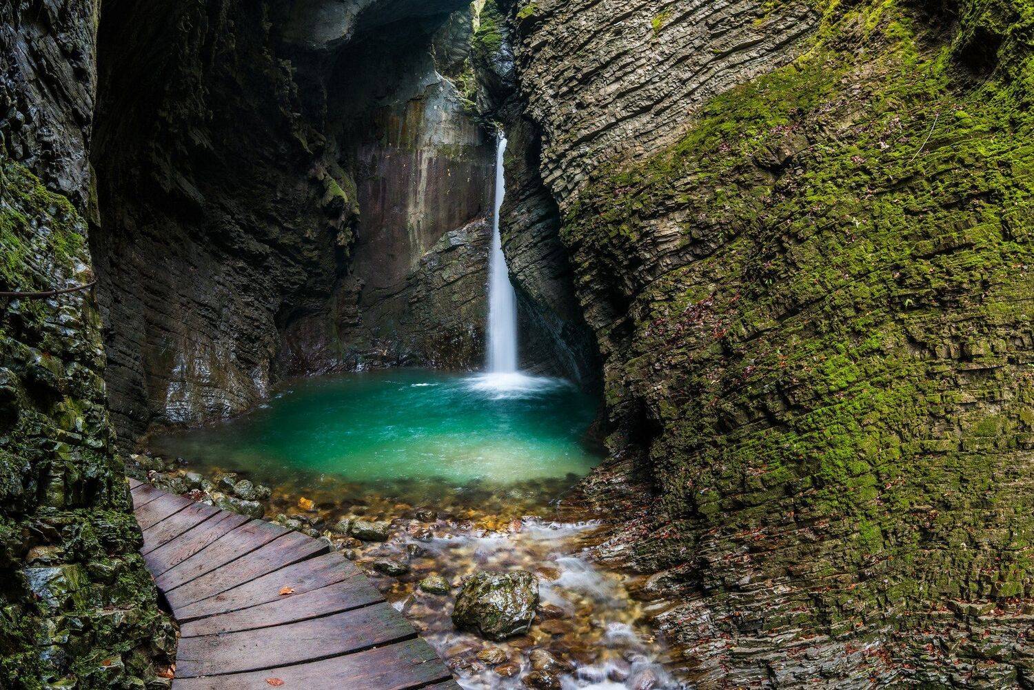 словения, водопад, фишай, зенитар, kozjak, slovenia, waterfall, fisheye, Василий Яковлев