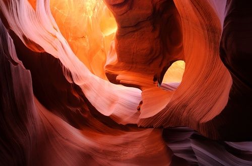 Shapes of Antelope canyon 1