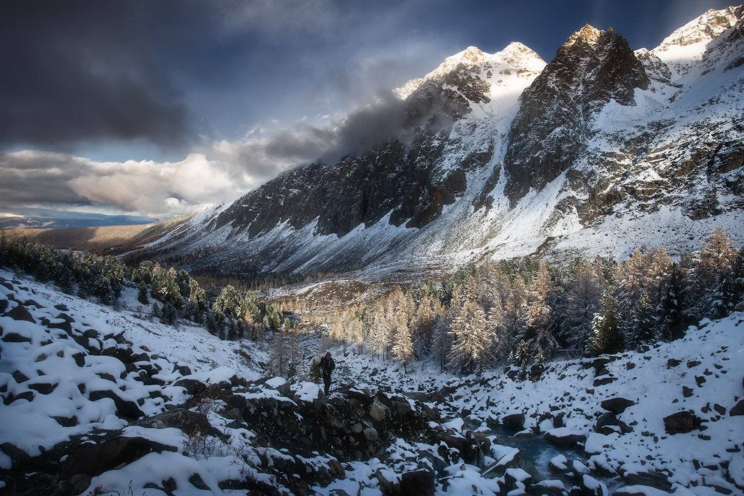 алтай, горы, осень, актру, Владимир Ляпин