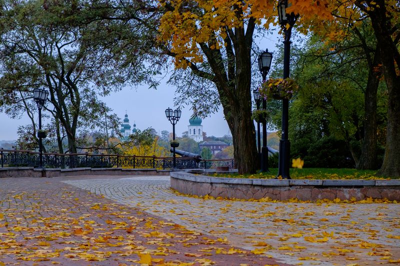 Осенний парк фото превью