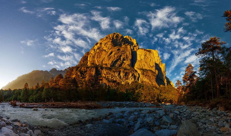 Утро в Цейском ущелье фото превью