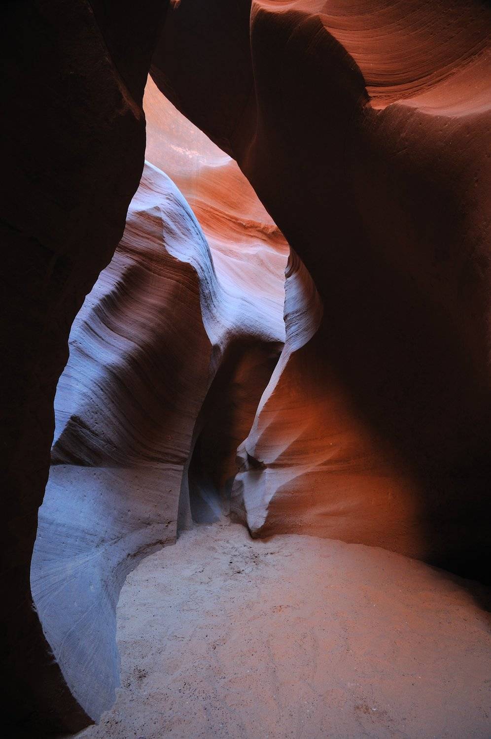 Antelope, Canyon, USA, national park, stone, rock, orange, dark, shade, shape, shadow, travel, Jiri Kuchar