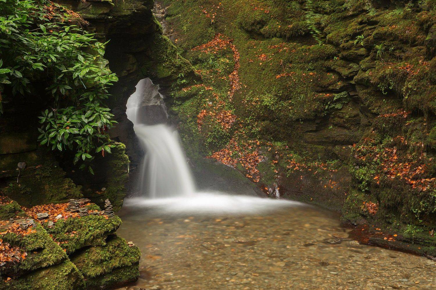 st nectan\'s, glen, waterfalls, Александър Сандев