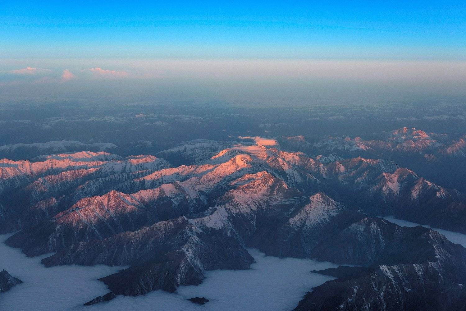 mountains, горы, рассвет, sunrise, clouds, облака, Юрьева Ольга