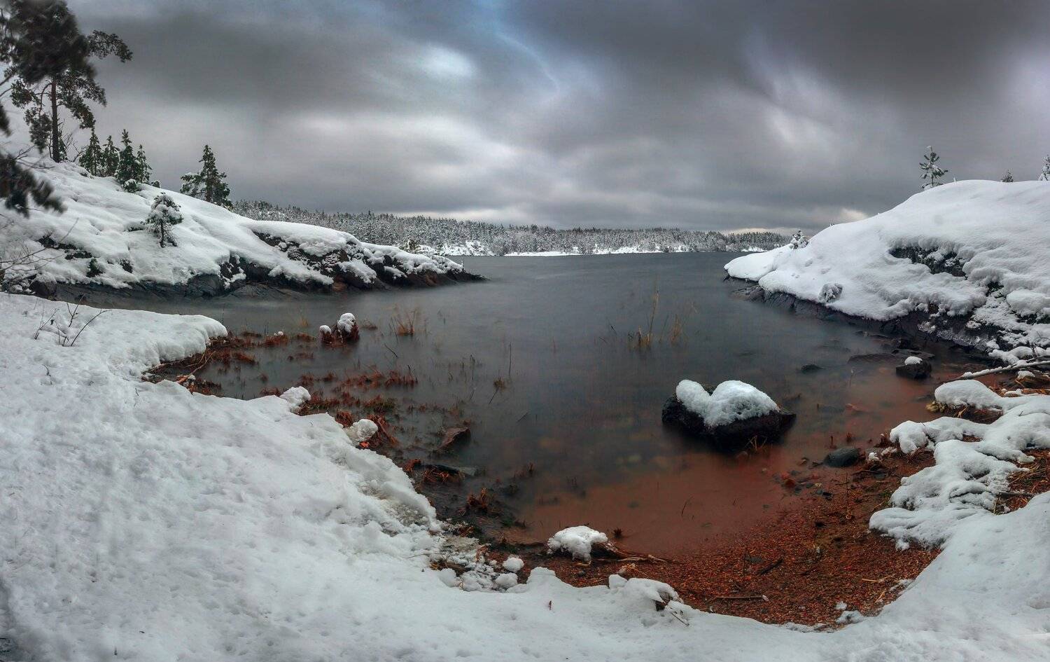 Ладога, карелия, зима, вода и снег, фототур, ЛАдожское озеро ,север, шхеры, Павел Ващенков