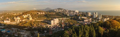 Виды на осенний Сочи.