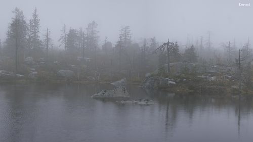 Вершина горы Воттоваара.