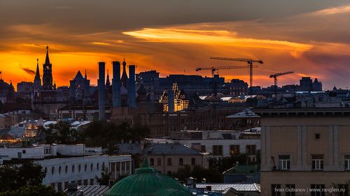 Закат в Москве