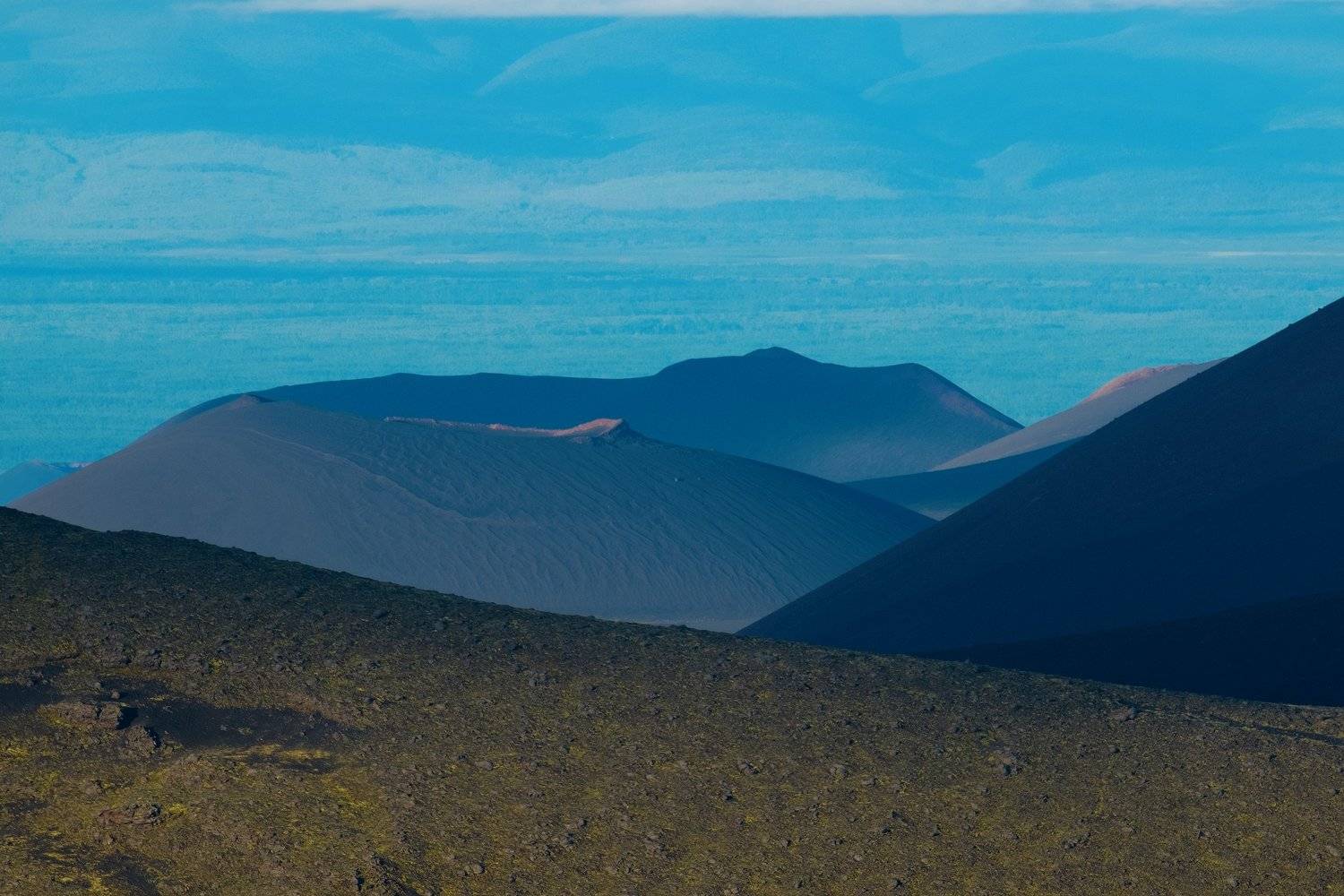 россия, камчатка, полуостров, природа, пейзаж, вулкан, лава, пепел, конус, рассвет, Оборотов Алексей