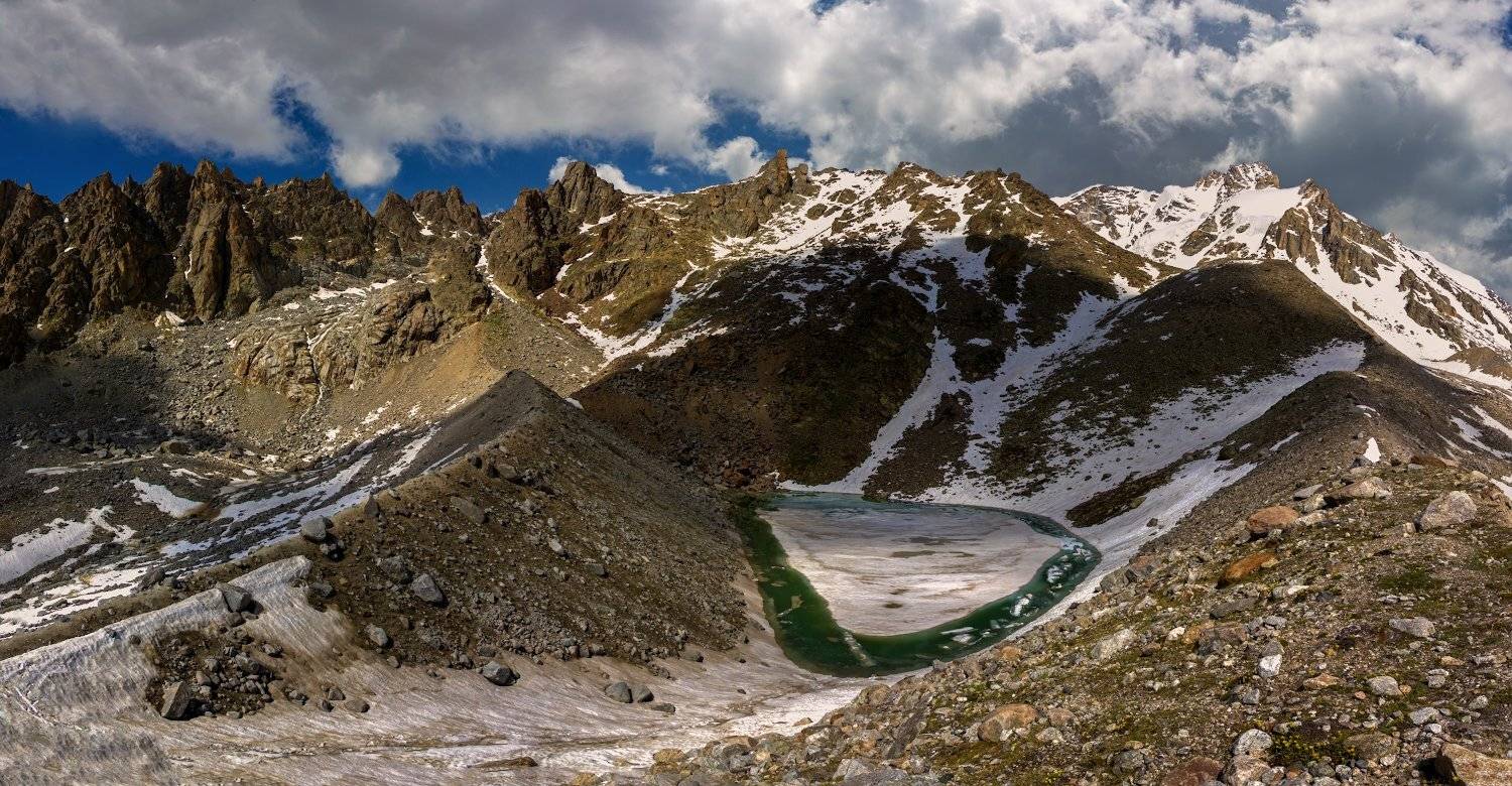 горы, озеро, Эстелла