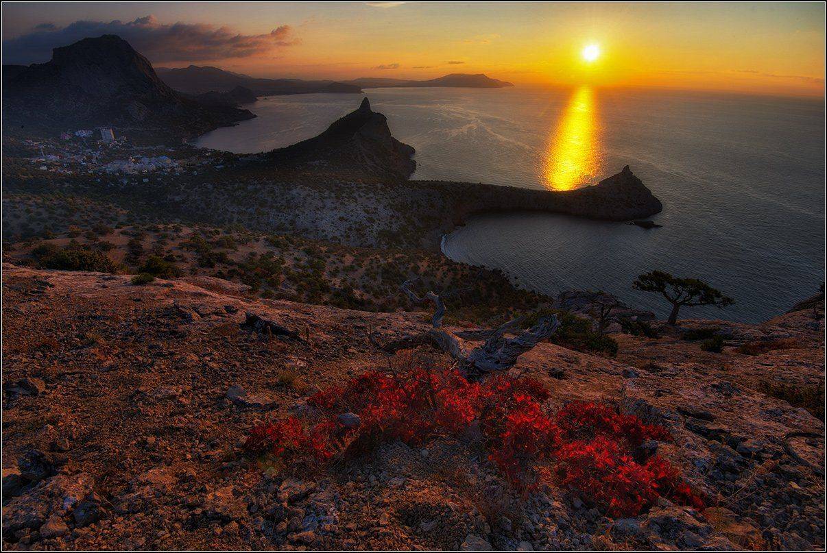 крым, осень, утро, новый свет, АНАТОЛИЙ ДОВЫДЕНКО