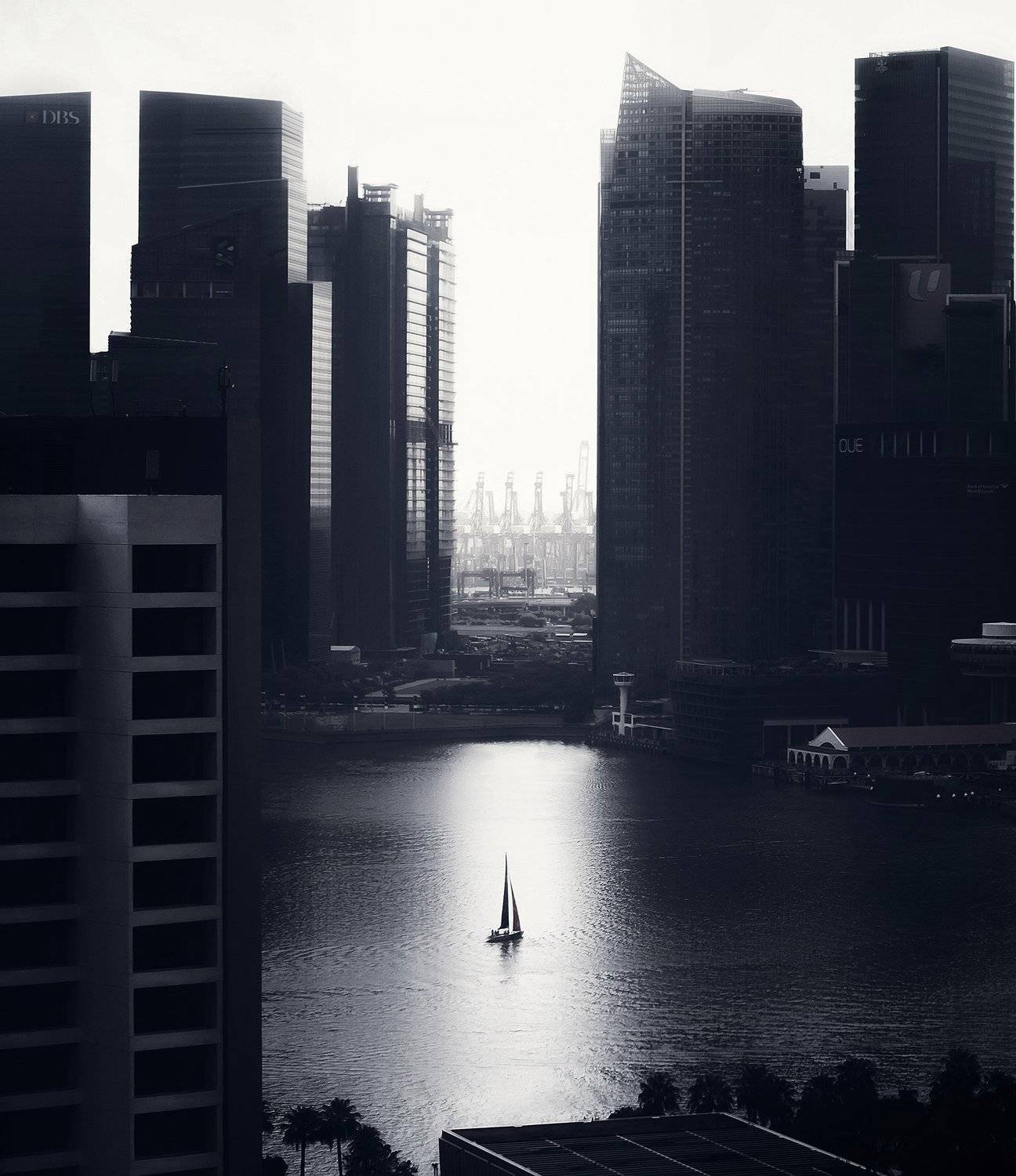 город, архитектура, азия, сингапур, залив, небоскребы, Алексей Ермаков
