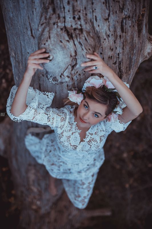 dress, forest, beauty, beautifull, model, fairy, nymph Nymph фото превью