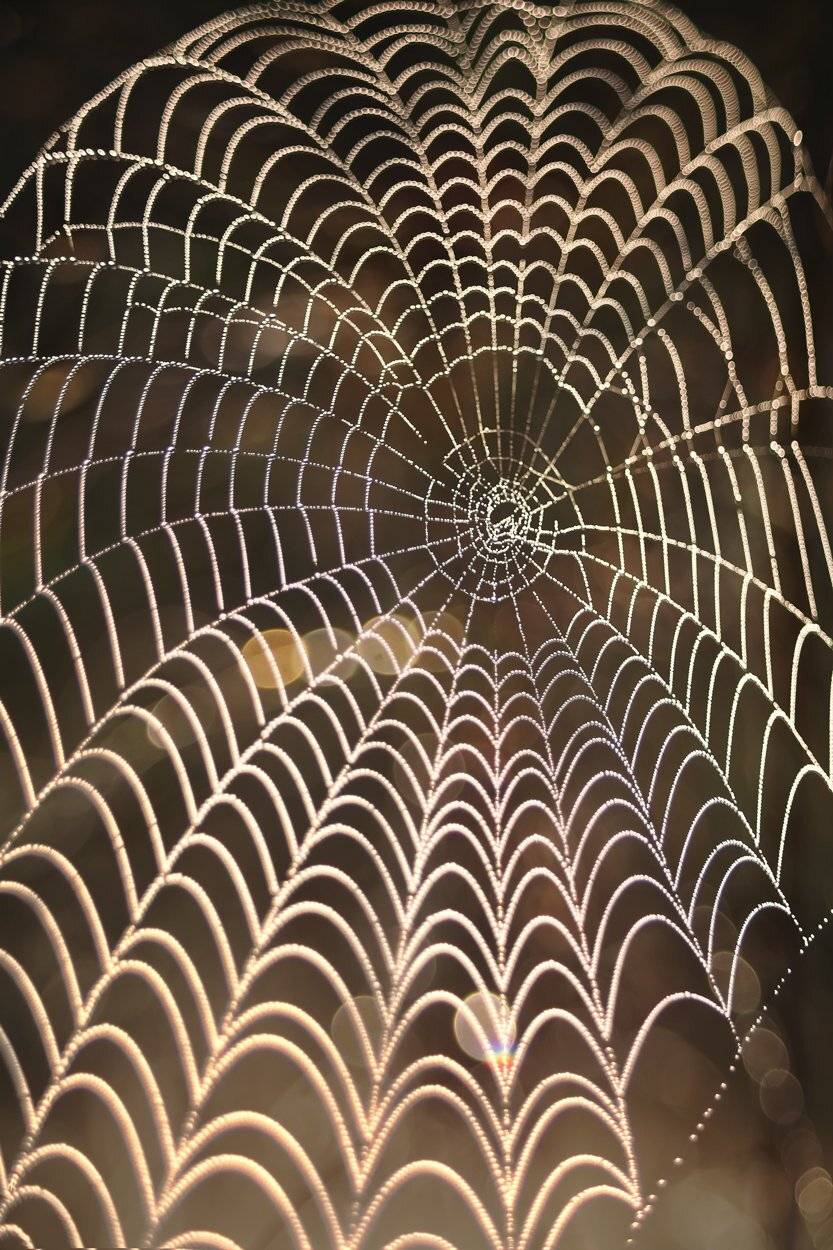 паутина,капли,роса,сеть,осень,макро,крым,россия,солнце,путешествие,природа, Elena Pakhalyuk