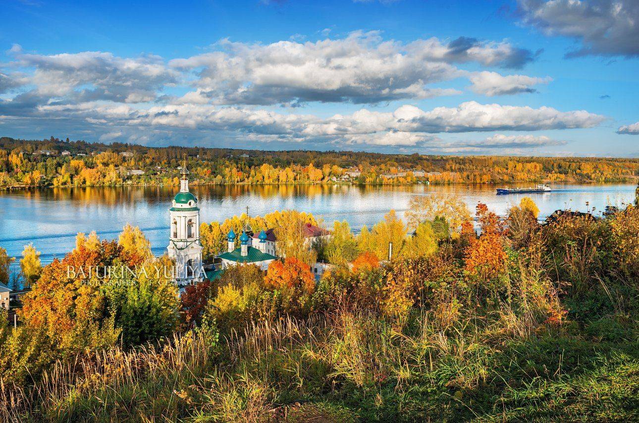 россия, плес, плёс, волга, варваринская церковь, Юлия Батурина