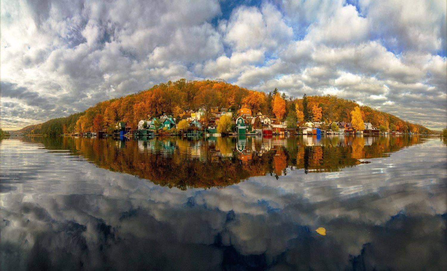 осень, воронеж, отражение, Тимур Подколзин