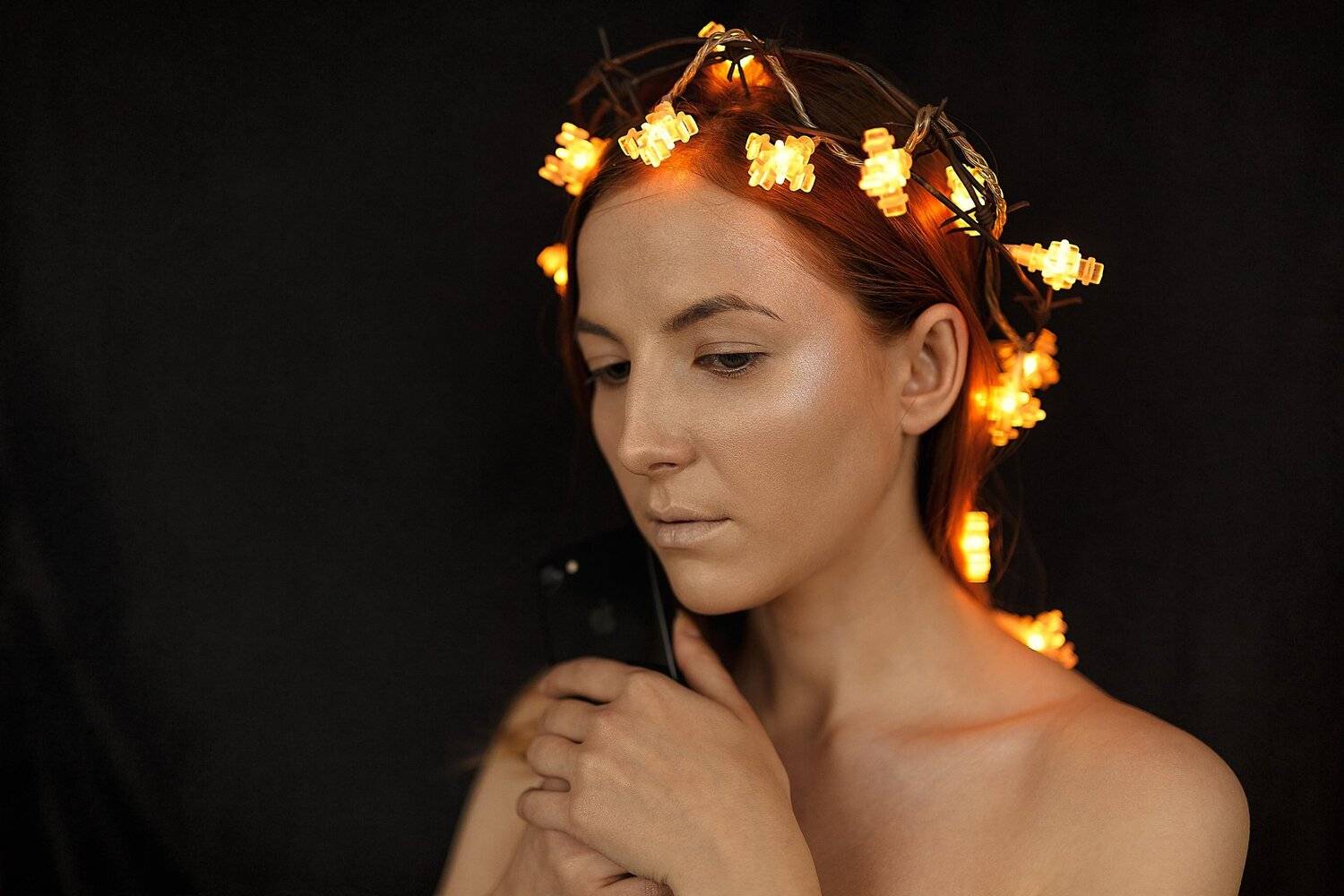 portrait, girl, people, color, eyes, light, девушка, studio, студия, портрет, head, свет, человек, эмоции, цвет, фотосессия, falsh, Иван Лосев